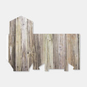 風化した木材ボードとパティナ素朴 フェイバーボックス (折り畳みなし)