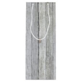 風化した木材 ワインギフトバッグ (裏面)