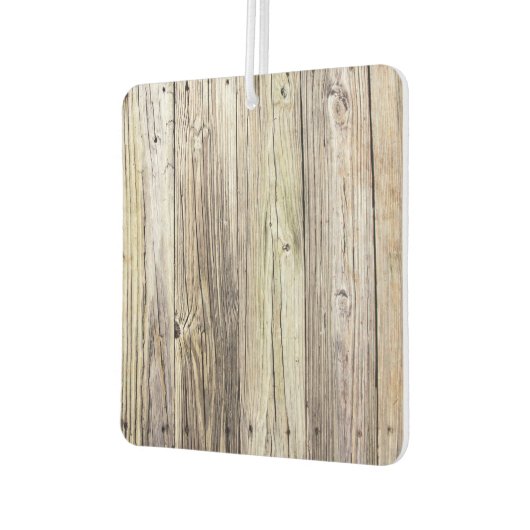 風化した木板 カーエアーフレッシュナー (左)