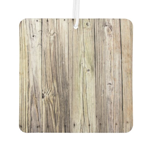 風化した木板 カーエアーフレッシュナー (裏面)