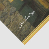 風化した木製のドアをノックするキリスト金ゴールド 薄葉紙 (詳細)