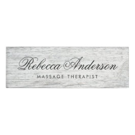 風化した灰色の納屋の木目のシック文字 名札