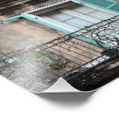 風化した窓 – フランスの四分 フォトプリント            (角)