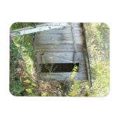 風化した素朴小屋 マグネット (横)