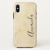 風化した背景の手書きテキスト Case-Mate iPhoneケース (裏面)