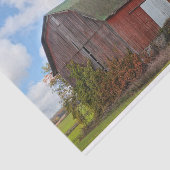 風化した赤い納屋に双樹がある 薄葉紙 (詳細)