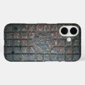 風化した金属の格子 Case-Mate iPhoneケース (裏面 (横))