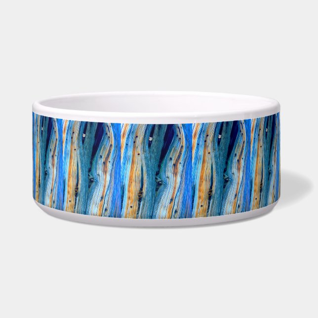 風化した青いジュニパー ボウル (正面)