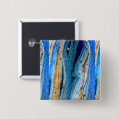 風化した青いバーボード 缶バッジ (正面&裏面)