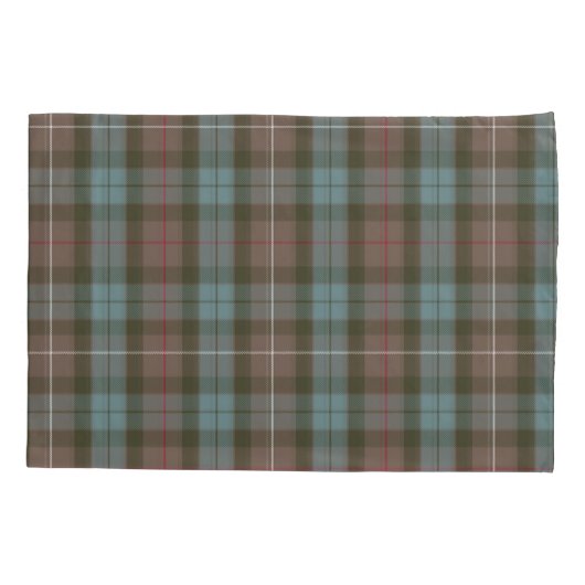 風化する一族のFraserの狩りのタータンチェック 枕カバー (裏面)