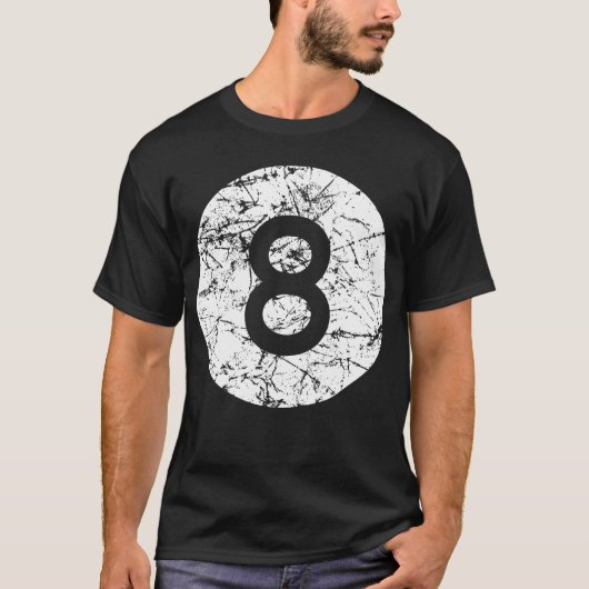 風化する8つの球/8球- Tシャツ (正面)
