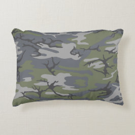 風化アウトクロップ迷彩柄 アクセントクッション