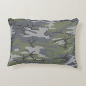 風化アウトクロップ迷彩柄 アクセントクッション (裏面)