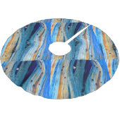 風化ジュニパーの板 ブラッシュドポリエステルツリースカート (アングル)