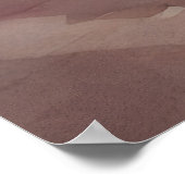 風化テニスコート接写アートポスター ポスター (角)