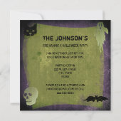 風化ハローウィンパーティ招待状 招待状 (裏面)