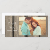 風化バーンウッドありがとうフォトカード サンキューカード (正面/裏面)