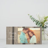 風化バーンウッドありがとうフォトカード サンキューカード (スタンド正面)