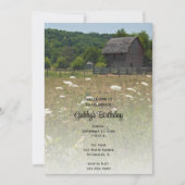 風化バーンカントリーバースデーパーティー 招待状 (正面)