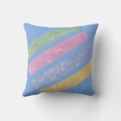 風化パステルストライプホテルモノグラム枕 クッション (裏面)