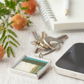 風化パネ絵画ルのJennifer Goldberger キーホルダー (側面)