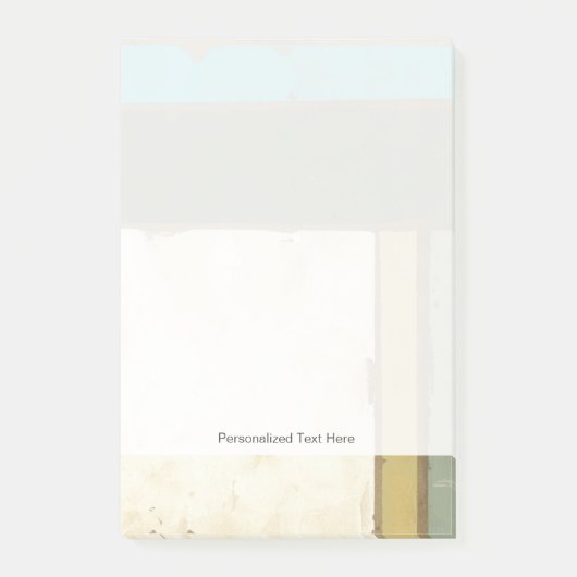 風化パネ絵画ルのJennifer Goldberger ポストイット (正面)