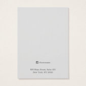 風化ビーチ木材イヤリングジュエリー表示カード (裏面)