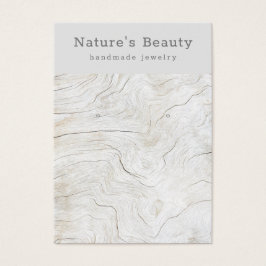 風化ビーチ木材イヤリングジュエリー表示カード