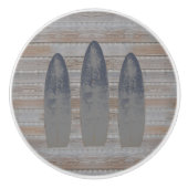 風化ビーチ流木サーフボード セラミックノブ (正面)