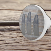 風化ビーチ流木サーフボード セラミックノブ