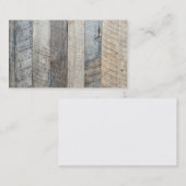 風化ボード木板背景テクスチャ 名刺 (正面/裏面)