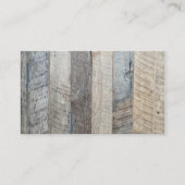 風化ボード木板背景テクスチャ 名刺 (正面)