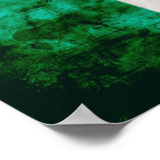 風化メキシコ国旗 ポスター (角)