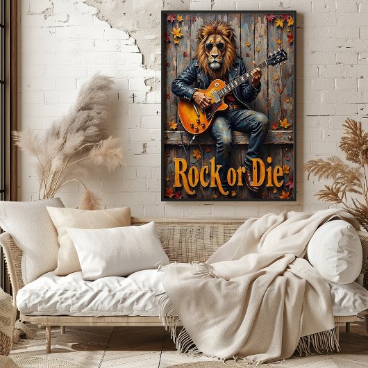 風化リズム：ライオンのソロ ポスター