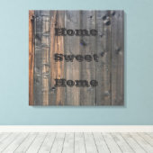 風化レッドウッドフェンスクローズアップフォトイメージプリント キャンバスプリント (インサイチュ (ウッドフロア))