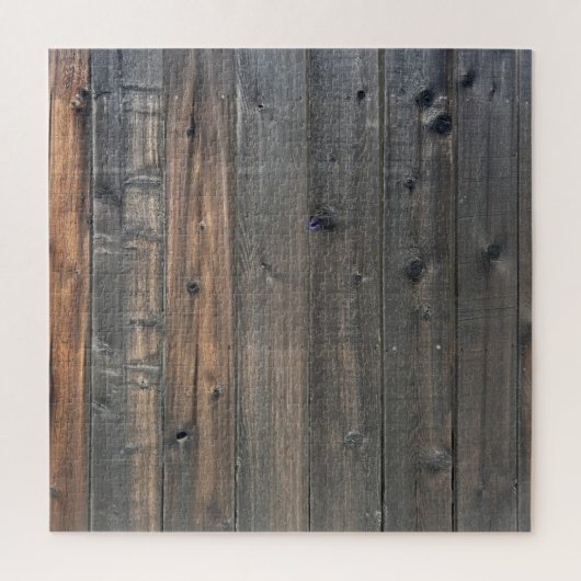 風化レッドウッドフェンスクローズアップフォトイメージプリント ジグソーパズル (縦)