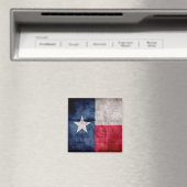 風化ヴィンテージテキサス州州旗 マグネット (インサイチュ (食洗機))