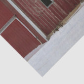 風化冬の赤い納屋 薄葉紙 (詳細)