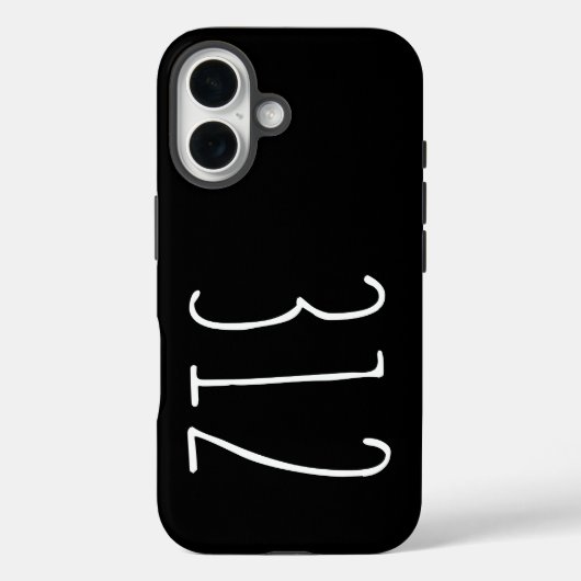 風化市外局番312 (シカゴ) Case-Mate iPhoneケース (裏面)