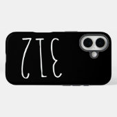 風化市外局番312 (シカゴ) Case-Mate iPhoneケース (裏面 (横))