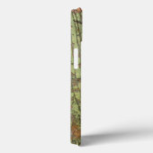 風化擦り切れたしたグリーン・バーン・ウッド Case-Mate iPhoneケース (裏面 / 右)