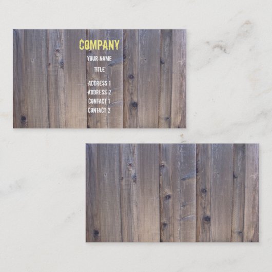 風化木垣 名刺 (正面/裏面)