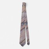 風化木材ラフ加工デッキ ネクタイ (正面)