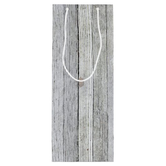 風化木材 ワインギフトバッグ (裏面)