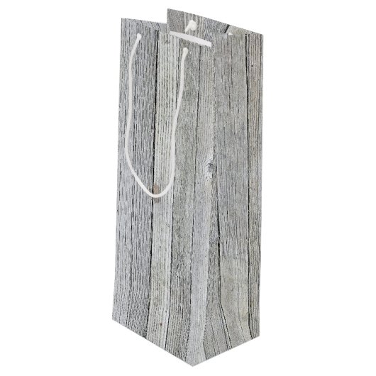 風化木材 ワインギフトバッグ (裏面アングル)