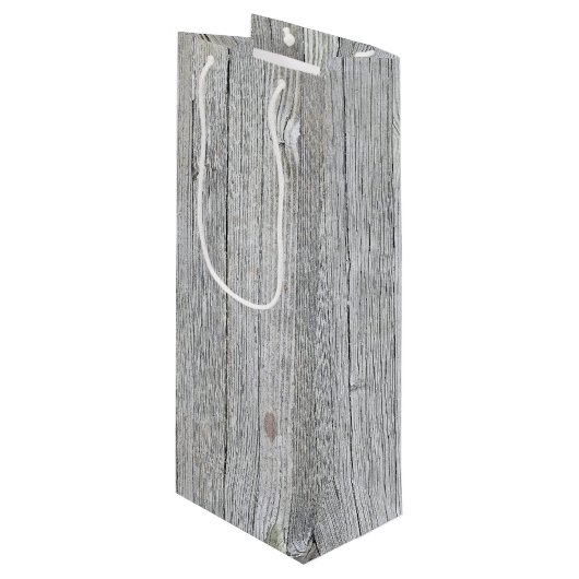 風化木材 ワインギフトバッグ (正面アングル)