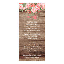 風化木樽とランタン – サンゴ ラックカード