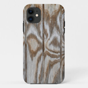 風化木目の質感 iPhone 11 ケース