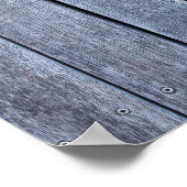 風化木目プランクバックグラウンドテンプレート ポスター (角)