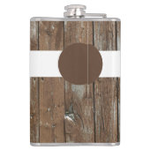 風化木目素朴モノグラムフラスコ フラスク (裏面)